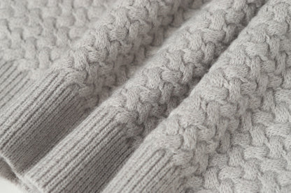 Chrome Hearts Gothic Cross Knit Cardigan - Black Grey Streetwear Jacket 904