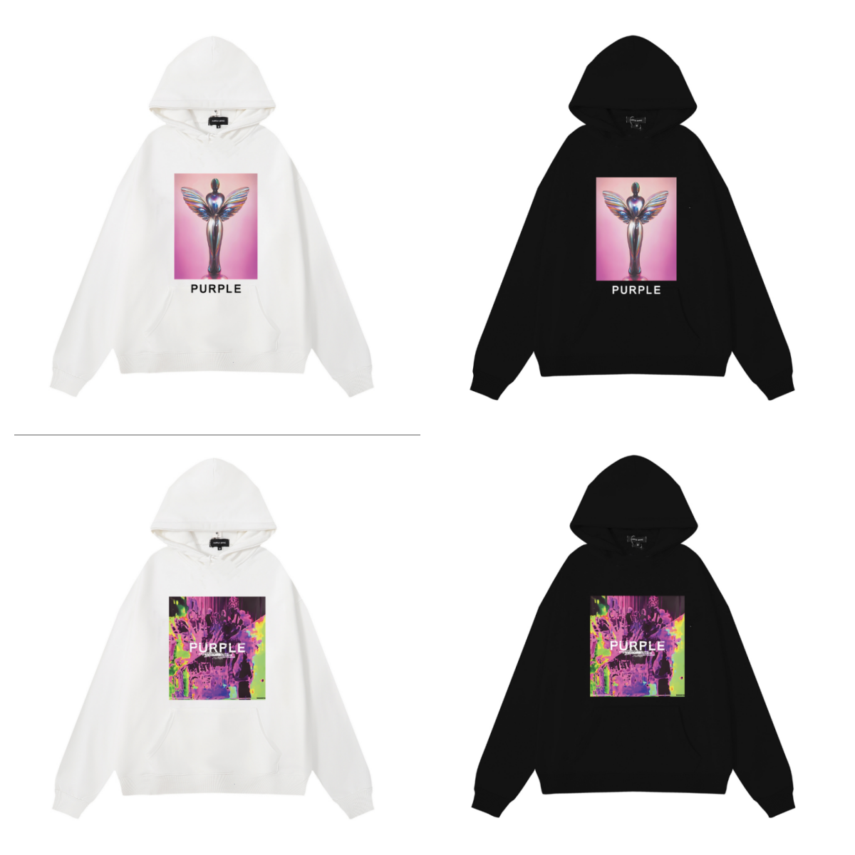 Purple New Hoodie 1980