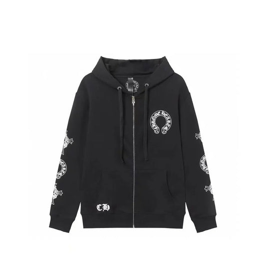 Chrome Hearts Zip Up Hoodie 851