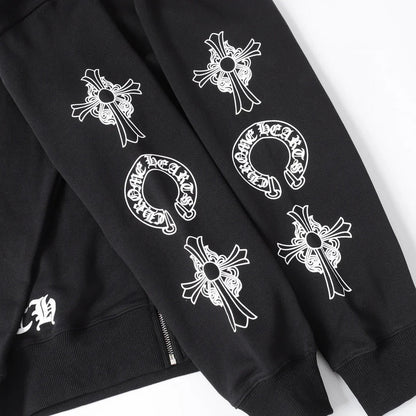 Chrome Hearts Zip Up Hoodie 851